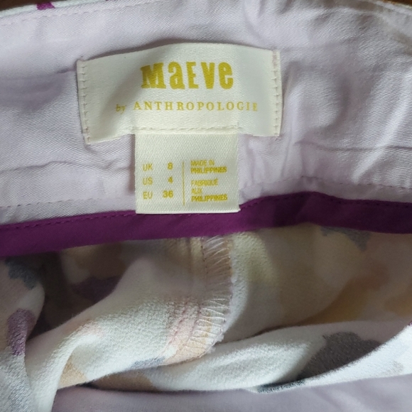 NWT Maeve Island Wide-Leg Pants anthropologie size 4 - Picture 4 of 5